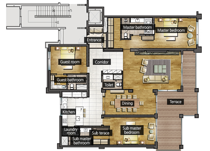 90 Floor Plan